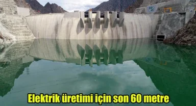 Elektrik üretimi için son 60 metre