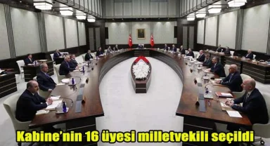 Kabine'nin 16 üyesi milletvekili seçildi