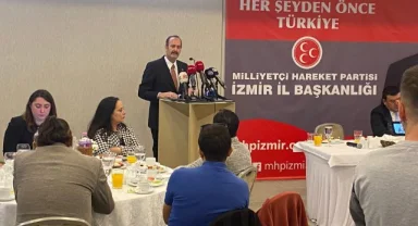 MHP'li Osmanağaoğlu: İzmirli sandığa tıpış tıpış değil gümbür gümbür gidecek