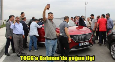 TOGG'a Batman'da yoğun ilgi