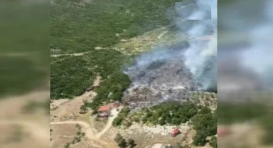 Kaş'ta orman yangını