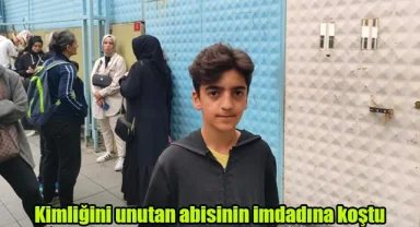 Kimliğini unutan abisinin imdadına koştu