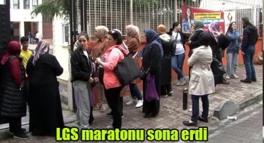 LGS maratonu sona erdi