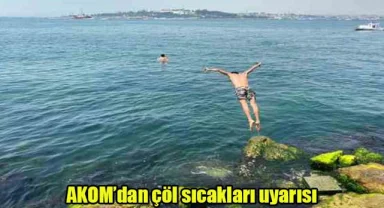 AKOM’dan çöl sıcakları uyarısı