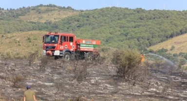 Güzelbahçe'deki yangında izmarit iddiası