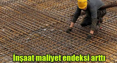 İnşaat maliyet endeksi arttı