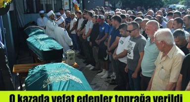 İzmir'deki feci kazada hayatını kaybedenler toprağa verildi