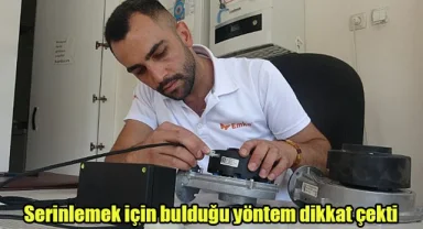 Serinlemek için bulduğu yöntem dikkat çekti