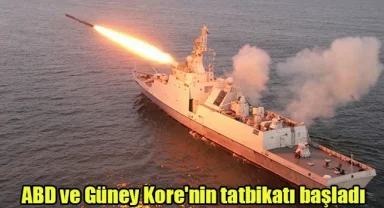 ABD ve Güney Kore'nin tatbikatı başladı