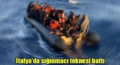 İtalya'da sığınmacı teknesi battı