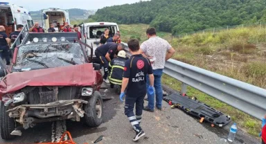 Kuzey Marmara Otoyolu’nda feci kaza