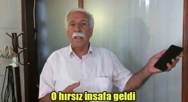 O hırsız insafa geldi