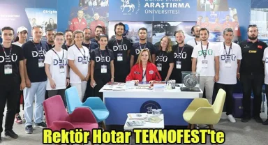 Rektör Hotar TEKNOFEST'te