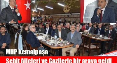 MHP Kemalpaşa Şehit Aileleri ve Gazilerle bir araya geldi