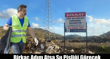 Dikili Belediyesi'ne çöp isyanı "Birkaç Adım Atsa Şu Pisliği Görecek"