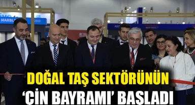 Doğal taş sektörünün 'Çin bayramı' başladı