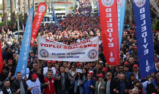 İzmir'de TİS görüşmeleri tıkandı, 6 bin işçi eyleme çıktı