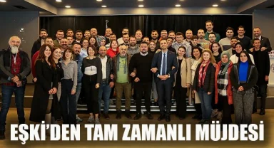 Ömer Eşki'den yarı zamanlı çalışanlara tam zamanlı müjdesi