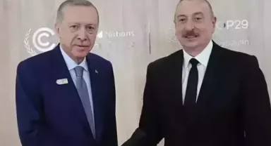 Cumhurbaşkanı Erdoğan, Azerbaycan Cumhurbaşkanı Aliyev ile görüştü