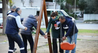 Karşıyaka’nın parkları artık daha güvenli