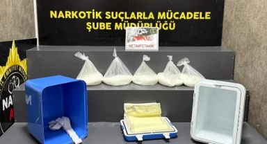 Piknik termosundan 5 kilogram uyuşturucu çıktı