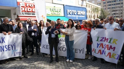 Bornova’da Erzene’de planlarına büyük tepki: "Zeytinlikleri betona ve ranta kurban etmeyeceğiz!"