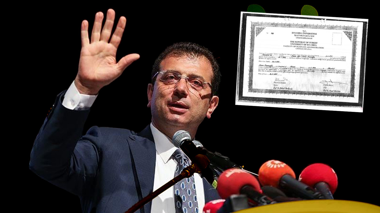 Ekrem İmamoğlu'nun diploması iptal edildi