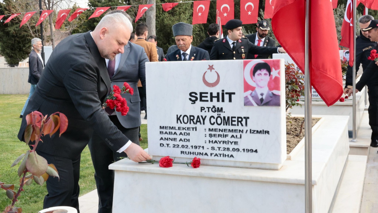 Menemen’de Çanakkale Şehitleri unutulmadı