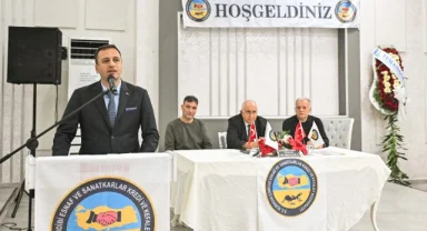 Başkan Eşki esnafın genel kurul heyecanına ortak oldu